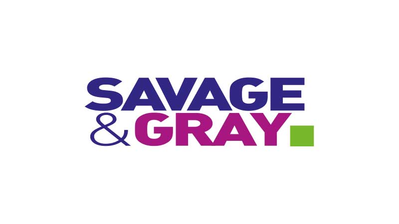 Savage And Gray Design Logo
