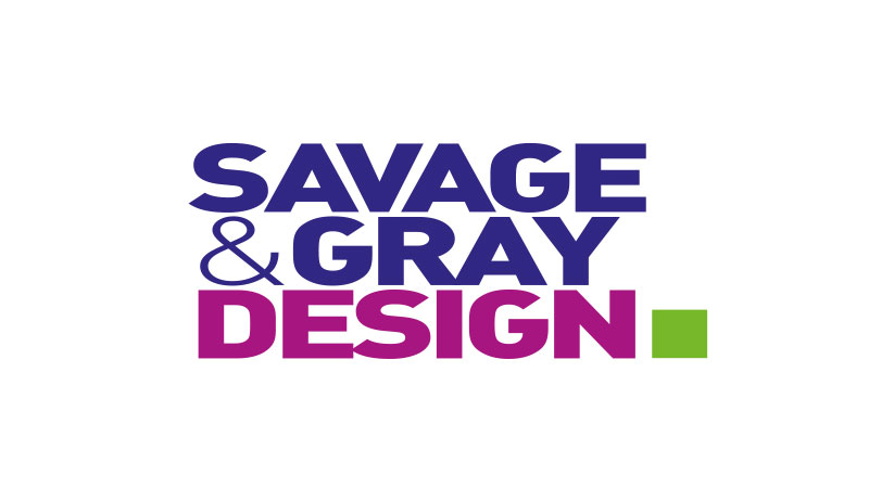 Savage And Gray Design Logo